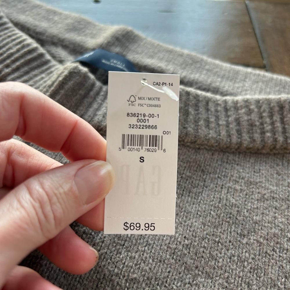 NWT Gap CashSoft Boot Sweater Toasted Almond Brown Pants S - Picture 9 of 14
